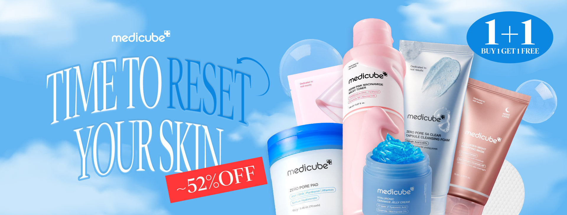 Time to reset — buy 1 get 1 free